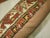 Pillow made from a Vintage tribal persian rug with cotton back. Zipper closure and foam insert provided. 16'' x 23''