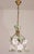 Vintage Murano Style Chandelier White Flowers, 1980 For Sale - Image 9 of 10