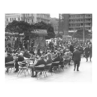 1964 Athens Greece Outdoor Cafe Photograph For Sale