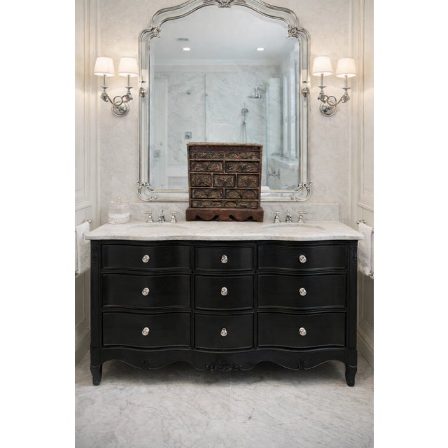 Vintage Late 20th Century Hand-Carved Wood Jewelry Chest – Old World Spanish Revival Style For Sale - Image 10 of 10