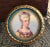 Antique 19th Century French Hand Painted Porcelain Portrait For Sale - Image 9 of 9