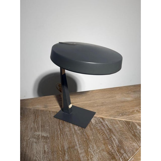 Metal Vintage Desk Lamp by Louis Kalff for Philips, 1950s For Sale - Image 7 of 7