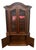 Brown Vintage Century French Country Style Oak Display / China Cabinet For Sale - Image 8 of 11
