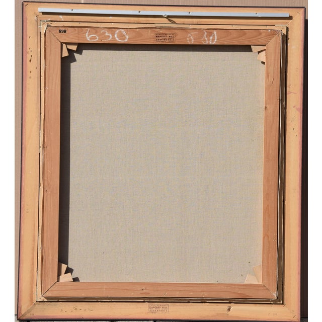 Hermann Dieste, Mountain Landscape, 1990s, Oil Painting on Canvas, Framed For Sale - Image 9 of 10