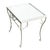 1950s 1950s Refinished Mid-Century Wrought Iron Outdoor Patio Scrolling Side Table, Woodard, Attributed For Sale - Image 5 of 6