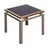 Maison Jansen French Side Tables of Chrome and Brass by Maison Jansen (Two Available) For Sale - Image 4 of 11