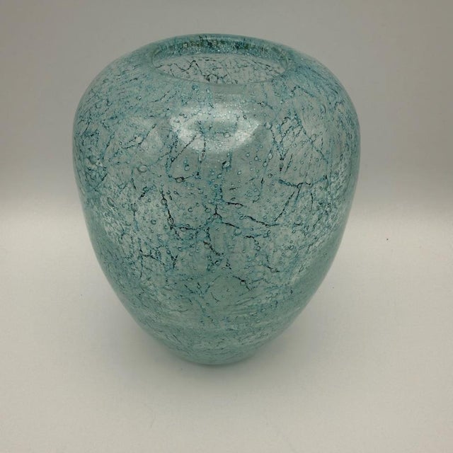 For sale is a museum-quality 20th-century design object: a heavy, thick-walled crystal glass vase from wmf's renowned...