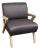 Modernon Space Age Retro Lounge Chair With Maple Wood Finish For Sale
