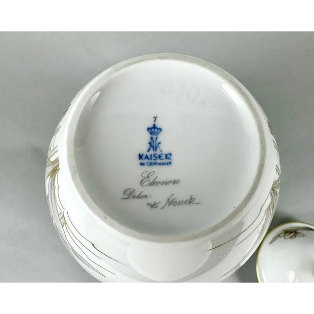 1980s Vintage Vase with Lid by Kaiser Eleonore Series Design k.nossek, Germany, 1980s For Sale - Image 5 of 7