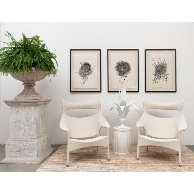 2010s Janus Et Cie High Back Lounge Chair For Sale - Image 5 of 8