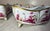 Ceramic Antique 3 Piece Italian Capodimonte Porcelain Table Garniture Jardiniere Set For Sale - Image 7 of 10