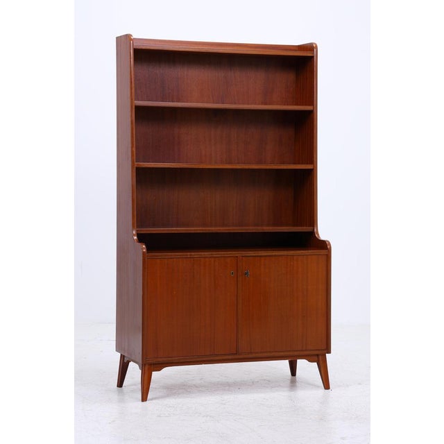 Vintage Mahogany Bookcase, 1960s For Sale - Image 3 of 17
