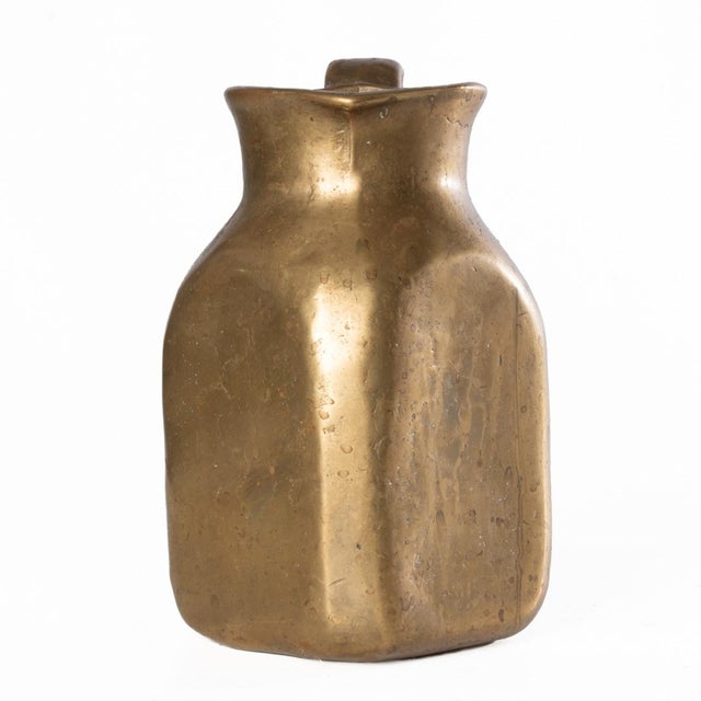 Early 20th Century Solid Brass or Bronze Pitcher For Sale - Image 5 of 8