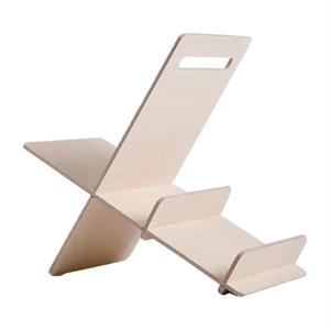 Debook Birch Magazine Rack by Debosc