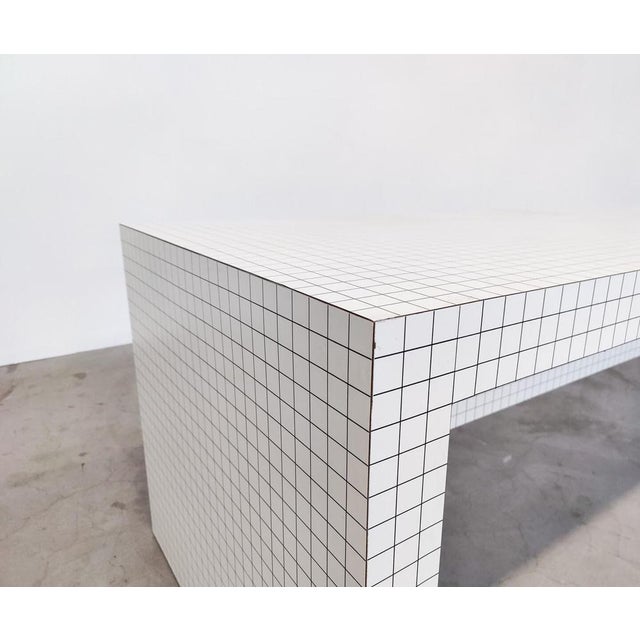 Zanotta Large Quaderna Console Table by Superstudio for Zanotta, Italy, 1970s For Sale - Image 4 of 12