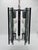Pendant Light in Thick Green-Grey Glass and Chromed Metal in the style of Fontana Arte, 1970 For Sale - Image 4 of 14