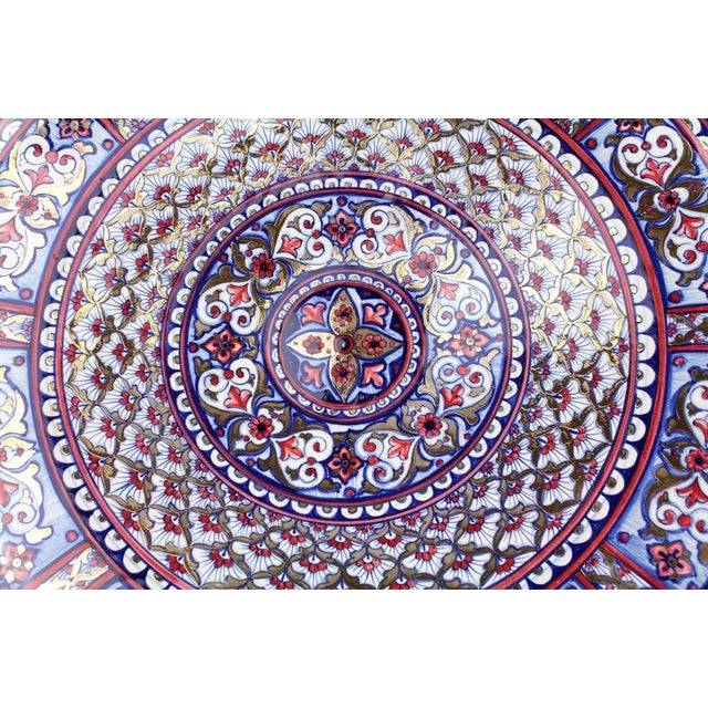 Deruta Gold Luster Moorish Gold Plate by Deblona For Sale - Image 4 of 13