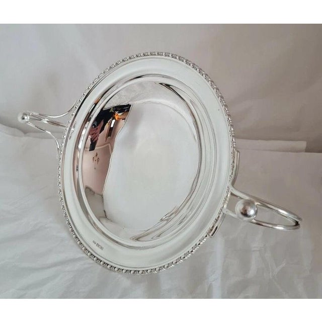 Gold Antique Sterling Silver Compotier Tazza from Lee & Wigfull, 1911 For Sale - Image 8 of 13
