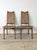 Brown Set of 6 Mid Century Modern Dining Chairs With Vintage Upholstery For Sale - Image 8 of 18