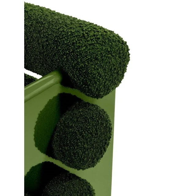 Textile Charles Cormo Emerald Armchair by Royal Stranger For Sale - Image 7 of 8