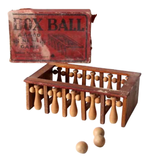 Antique Parker Brothers Box Ball Game