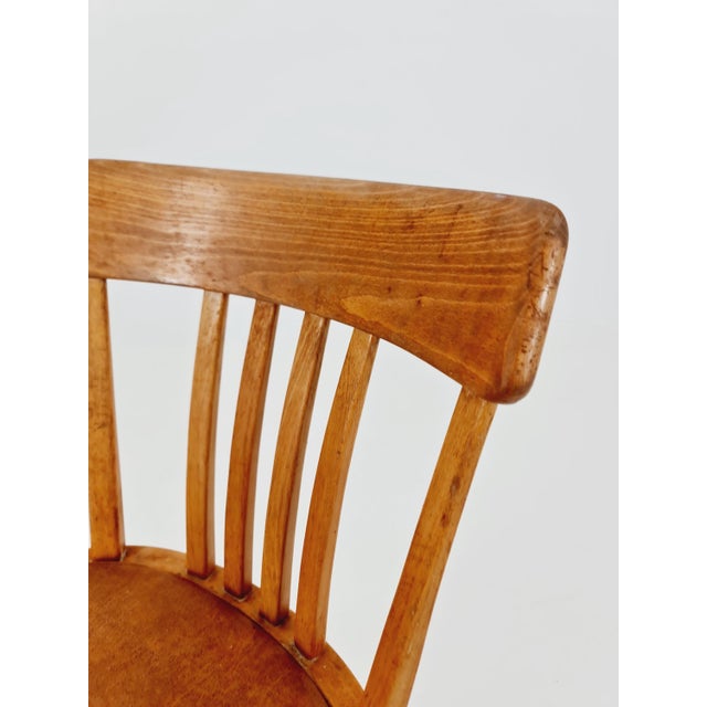 Brown Bauhaus Swivel Office Chair in Wood from Sedus, 1930s For Sale - Image 8 of 11