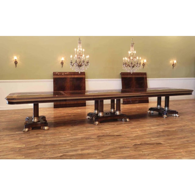 Extra Long Mahogany Dining Table,12-24 Feet Long, Seats 28 People an Ap Exclusive by AntiquePurveyor For Sale - Image 10 of 18