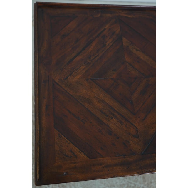 Theodore Alexander Oak Castle Bromwich 3 Tier Lamp Table For Sale - Image 9 of 14