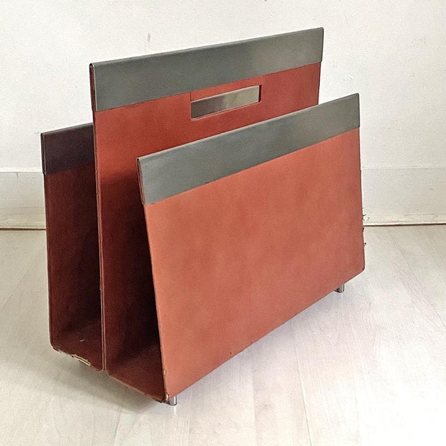 Vintage Magazine Rack, 1970s For Sale - Image 6 of 6