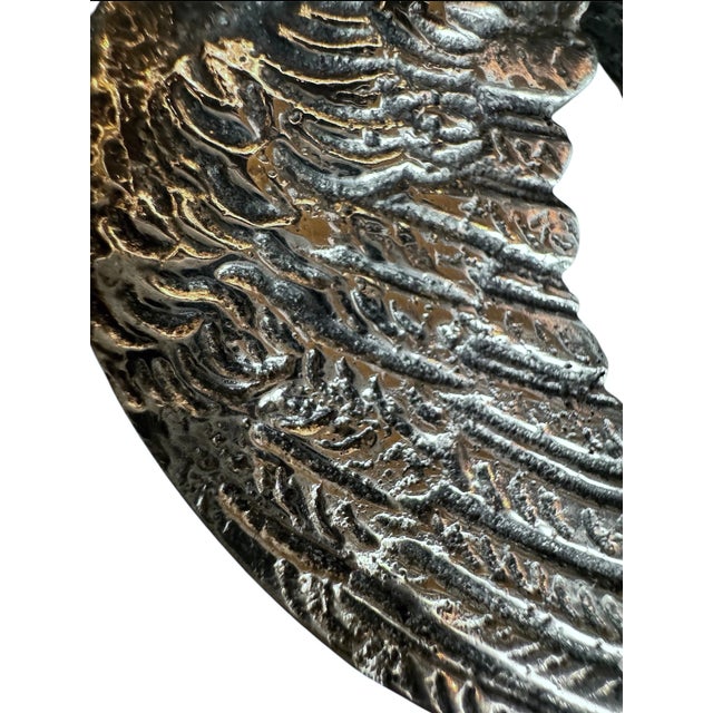 Mid 20th Century Iberian Silvered Brass Fighting Cockerels For Sale - Image 11 of 13