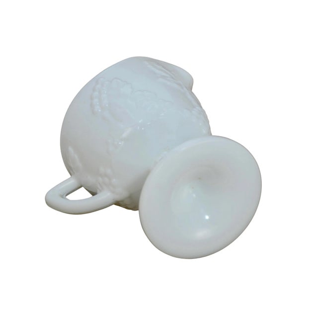 White Glass Grape Pitcher For Sale In Chicago - Image 6 of 7