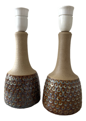 Table Lamps by Einar Johansen for Søholm Stentøj, 1970s, Set of 2