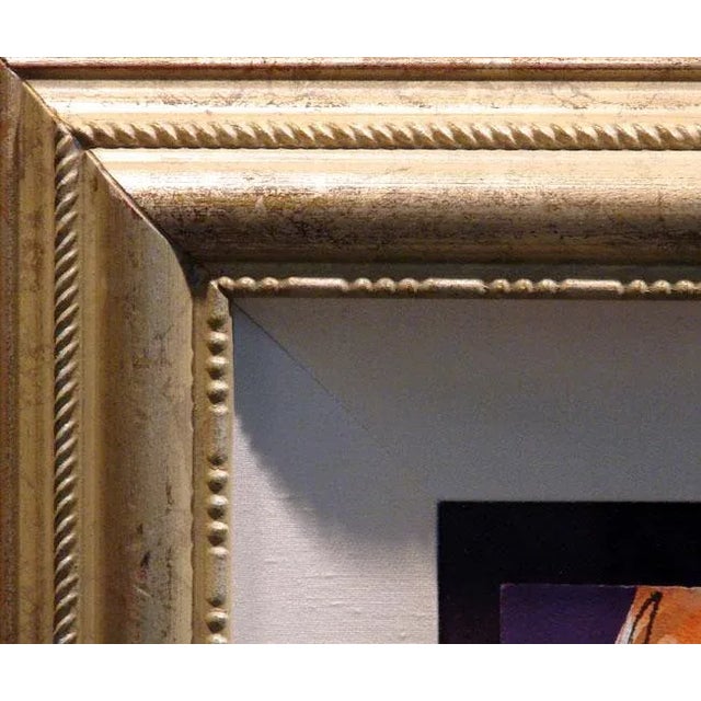 1980s Mel Carter Original Nude Sitting Woman Framed Watercolor Painting For Sale - Image 5 of 6