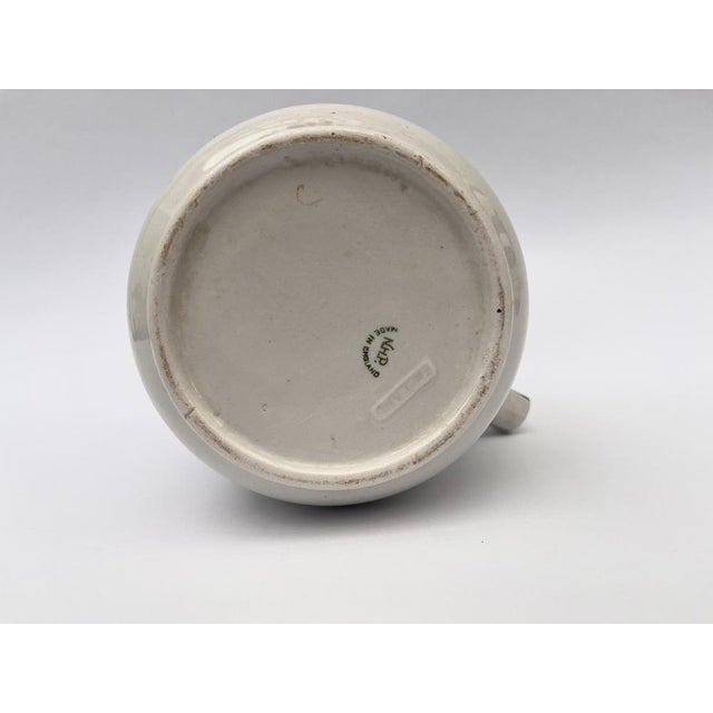 Antique English Pottery Toilet Jug by N.H.P., 1890s For Sale - Image 5 of 9