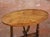 19th Century French Walnut Inlaid Tilt-Top Wine Tasting Table For Sale - Image 4 of 14