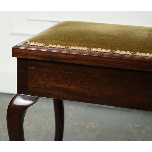 Piano Stool with Storage on Claw & Ball Feet from Laidler Robsons For Sale - Image 5 of 18