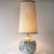 Vaullaris White Lamp with Floral Relief by R. Houben, 1970 For Sale - Image 4 of 11