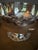 Hollywood Regency Vintage 11.50 Inches Bunch Bowl and 18 Cups For Sale - Image 3 of 16