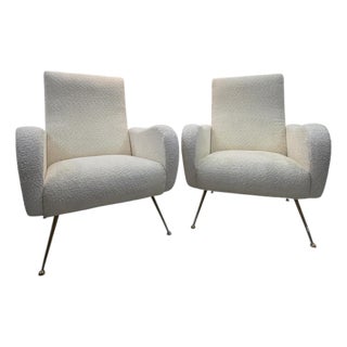 Armchairs in the style of Marco Zanuso, 1960s, Set of 2 For Sale