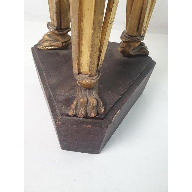 Italian Guilded Gueridon Pedestal, 1750s For Sale - Image 5 of 13