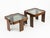 Wood and Glass Nesting Tables by Gianfranco Frattini, Italy, 1970s, Set of 3 For Sale - Image 6 of 18
