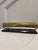 Elegant vintage brass piano lamp by House of Troy, model MA-14-M, featuring a polished brass shade mounted on a...