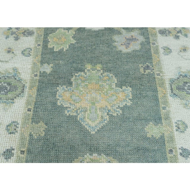 Turkish Oushak Rug 2'11"x 7'11" #19164 For Sale - Image 4 of 8