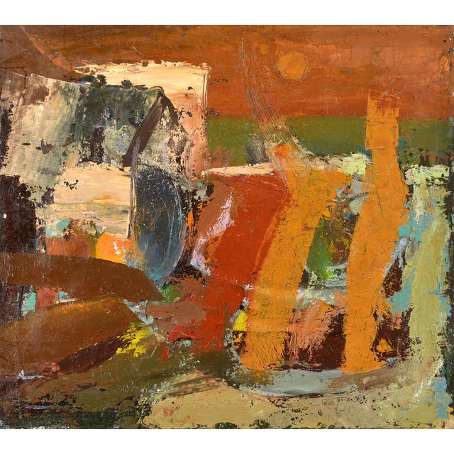 Aleksandr Rodin, City, 1980s, Oil on Canvas For Sale - Image 10 of 10