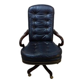 Early 21st Century Hancock & Moore Leather Office Chair For Sale