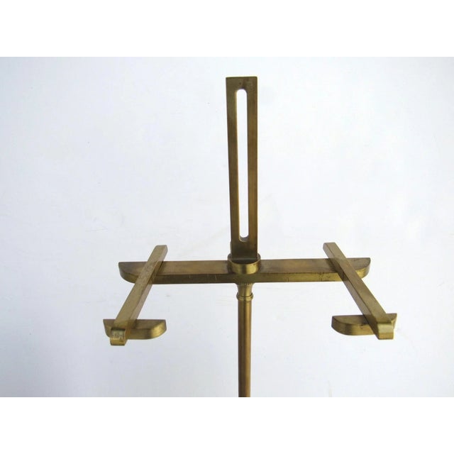 Brass Andirons and Matching Tools by Donald Deskey - A Pair For Sale - Image 8 of 9