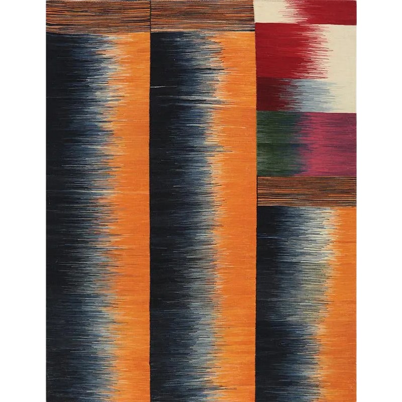 Handwoven Scandinavian Style Persian Area Rug 5