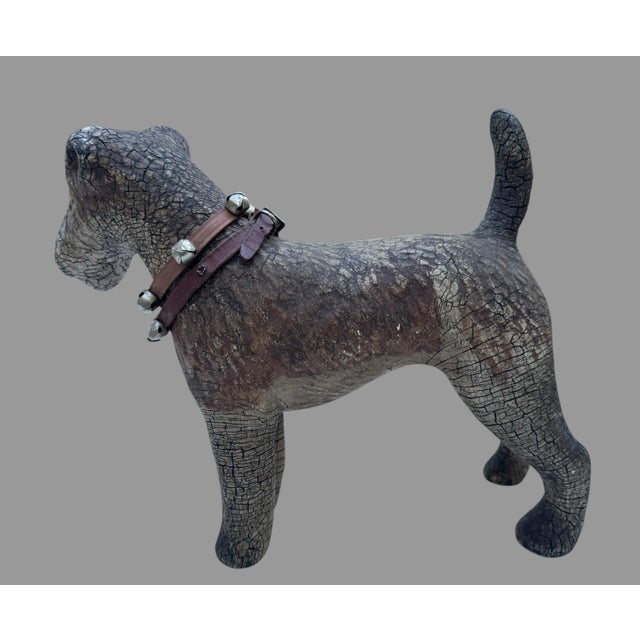 Rubber Antique C1910 Kleistone Rubber Scottie Terrier Dog Doorstop 14” Rare Original For Sale - Image 7 of 7