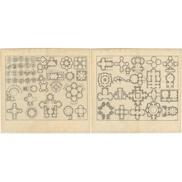 Serlio, Architectural Plan Engravings, 1721, Paper, Set of 2 For Sale - Image 3 of 17