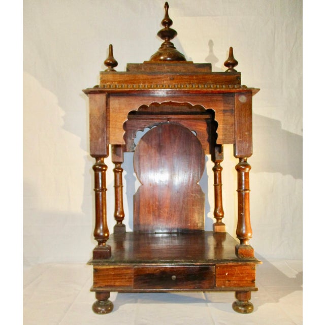 Late 19th Century Indian Rosewood House Shrine For Sale - Image 12 of 12